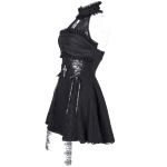 Black 'Lorelei' Gothic Lolita Short Dress