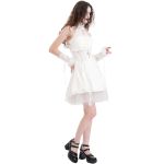 White 'Lorelei' Gothic Lolita Short Dress