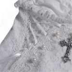 Robe Courte Gothic Lolita 'Lorelei' Blanche