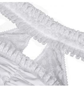 White 'Lorelei' Gothic Lolita Short Dress