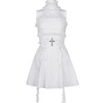 White 'Lorelei' Gothic Lolita Short Dress