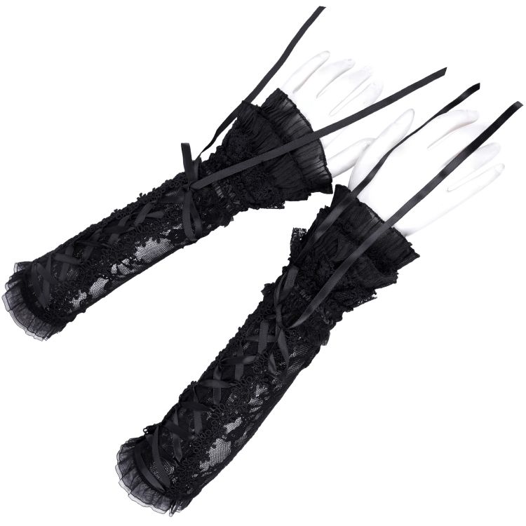 Manchettes Gothiques 'Lorelei' Noires