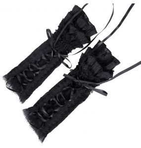 Black Gothic 'Lorelei' Arm Warmers