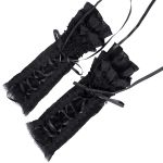 Manchettes Gothiques 'Lorelei' Noires