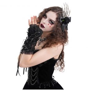 Manchettes Gothiques 'Lorelei' Noires