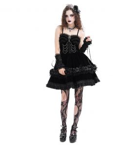 Manchettes Gothiques 'Lorelei' Noires