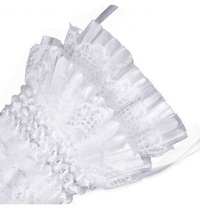 Manchettes Gothiques 'Lorelei' Blanches