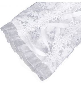 Manchettes Gothiques 'Lorelei' Blanches