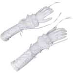 White Gothic 'Lorelei' Arm Warmers