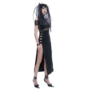 Black 'Mira' Long Dress