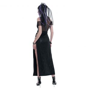 Black 'Mira' Long Dress