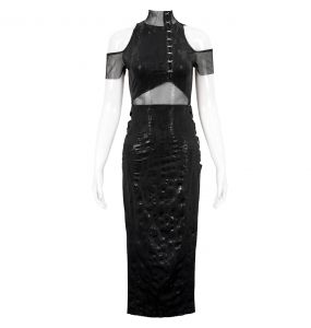 Robe Longue 'Mira' Noire