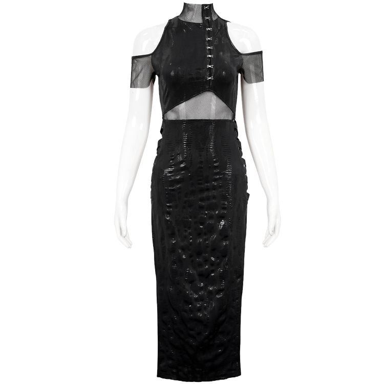 Robe Longue 'Mira' Noire