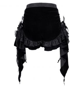 Short 'Malasintha' en Velours Noir