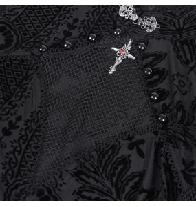 Black 'Malasintha' Long Sleeves Top