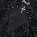 Black 'Malasintha' Long Sleeves Top