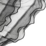 Short 'Elianor' en Velours et Résille Noirs