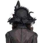 Chapeau Gothique 'Elianor' Noir