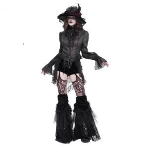 Chapeau Gothique 'Elianor' Noir