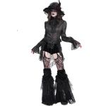Chapeau Gothique 'Elianor' Noir