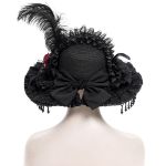 Chapeau Gothique 'Elianor' Noir