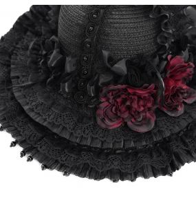 Chapeau Gothique 'Elianor' Noir