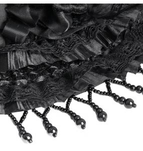 Chapeau Gothique 'Elianor' Noir