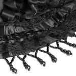 Chapeau Gothique 'Elianor' Noir