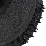 Chapeau Gothique 'Elianor' Noir