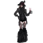 Ceinture Corset Gothique 'Elianor' Noire pour Femmes