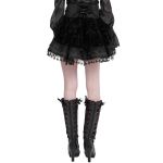 Mini Jupe Gothique 'Elianor' Noire