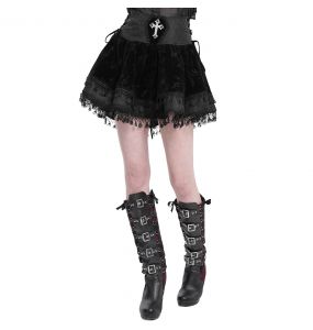 Mini Jupe Gothique 'Elianor' Noire