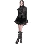 Black 'Elianor' Gothic Mini Skirt
