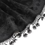 Black 'Elianor' Gothic Mini Skirt