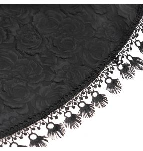 Black 'Elianor' Gothic Mini Skirt