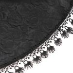 Black 'Elianor' Gothic Mini Skirt