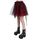 Red and Black 'Emelia' Skirt