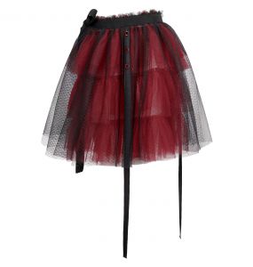 Red and Black 'Emelia' Skirt