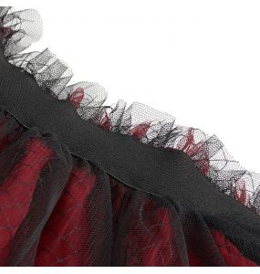 Red and Black 'Emelia' Skirt
