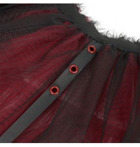 Red and Black 'Emelia' Skirt