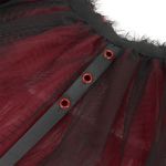 Red and Black 'Emelia' Skirt