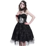 Robe Gothique 'Ribcage' Noire
