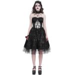 Robe Gothique 'Ribcage' Noire