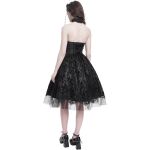 Robe Gothique 'Ribcage' Noire