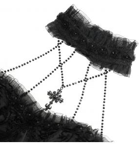 Robe Gothique 'Ribcage' Noire
