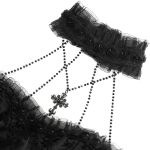 Robe Gothique 'Ribcage' Noire