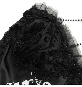 Robe Gothique 'Ribcage' Noire