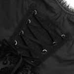 Robe Gothique 'Ribcage' Noire