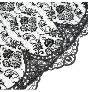 Robe Gothique 'Ribcage' Noire