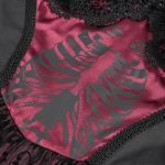 Burgudy 'Ribcage' Gothic Dress